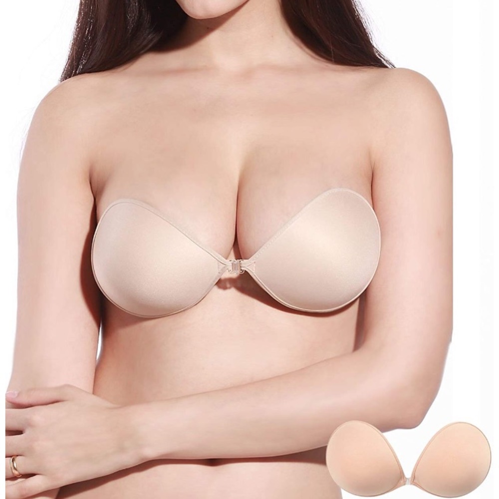 Strapless Adhesive Nude Bra